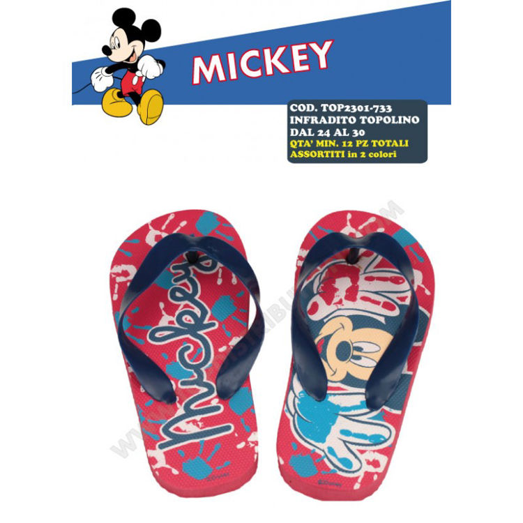 Picture of 91371 BOYS MICKEY FLIP FLOP